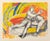 Sandro Chia, Boy, 1985, Mixed Media on Paper For Sale