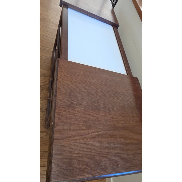 MCM 70's Era McGuire Faux Bamboo Bar Cart For Sale - Image 12 of 15