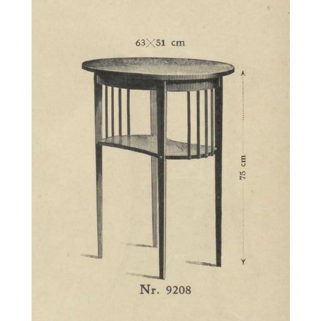 Secession No. 9208 Coffee Table attributed to Marcel Kammerer for Thonet, 1890s For Sale - Image 10 of 11