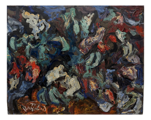 Milan Konjovic, Óleo Tabla Del Año 1974, Oil on Panel