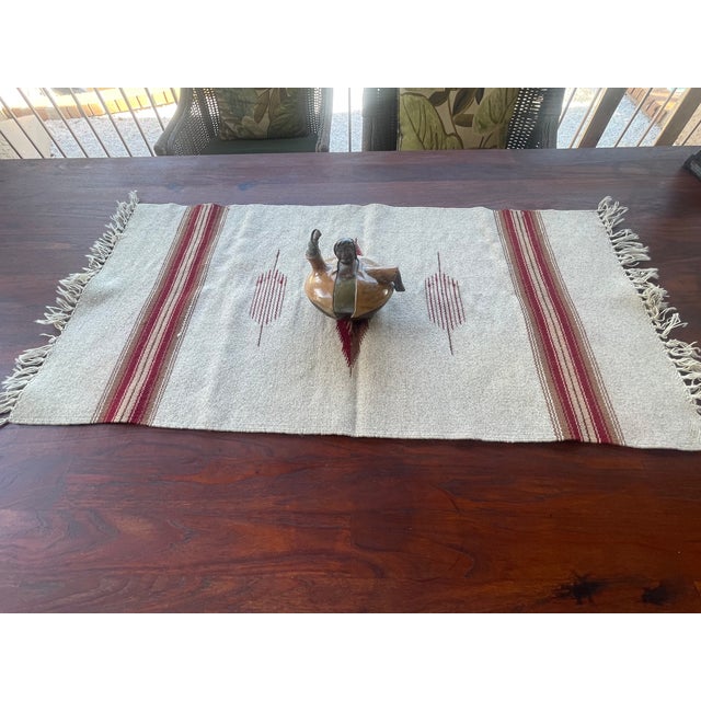 These are from my private collection of Chimayo rugs that I personally purchased about 30 years back in time. This beauty...