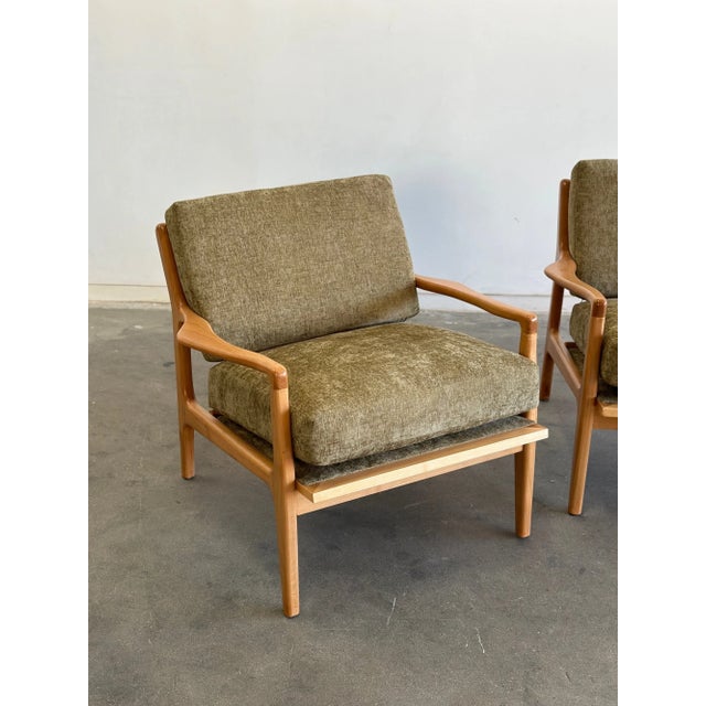 Made to Order Sculptural Loungers -Pair - Alder For Sale - Image 4 of 12