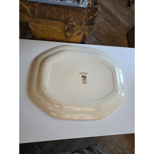 Traditional Large Johnson Brothers Turkey Platter For Sale - Image 3 of 15