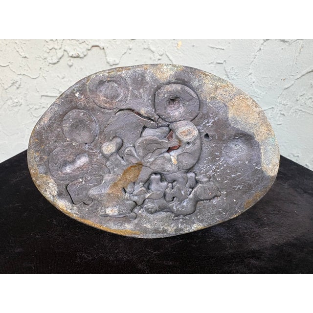 Early 20th Century French-Style Shepherd & Goat Bronze-Patina Sculpture For Sale - Image 9 of 9