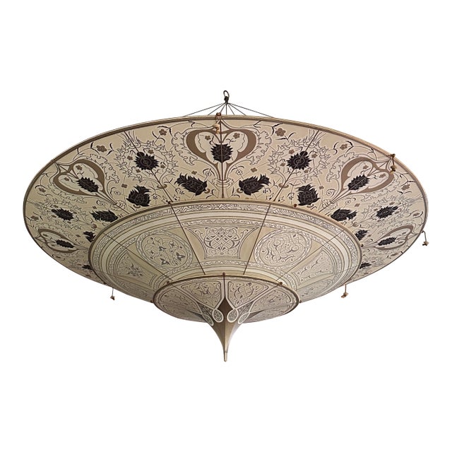 Fortuny Silk Scheherazade 3 Tier Silk Lamp For Sale