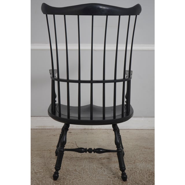 Lawrence Crouse Bench Made Windsor Armchair For Sale - Image 4 of 18
