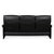 Lugano Black Leather Sofa from Erpo For Sale - Image 14 of 16