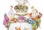 19th Century Meissen Rococo Style Flower-Encrusted Covered Urns From Germany For Sale - Image 9 of 13