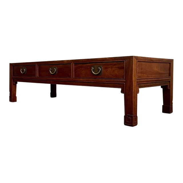 Vintage Mid-Century Ming Style Coffee Table For Sale