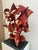 Abstract Metal Sculpture (Red Kabuki) by Kevin Barrett For Sale - Image 11 of 13