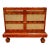 Maitland-Smith British Colonial Style Woven Rattan & Leather Coffee Table Chest For Sale