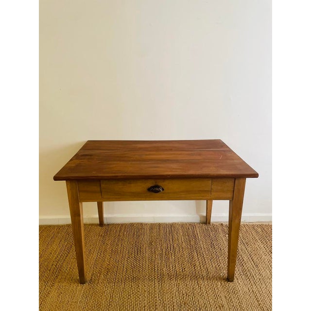 Rustic French Dining Table in Oak For Sale - Image 3 of 10