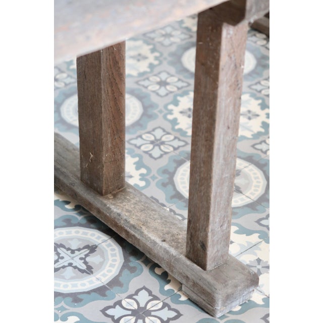 Brown Antique Wooden Church Pews, 1890s, Set of 2 For Sale - Image 8 of 10
