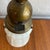 Antique Industrial Brass Wall Sconce With Frosted Glass Shade For Sale - Image 11 of 13
