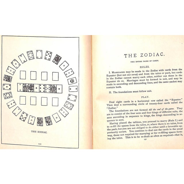 1910s "Dick's Games of Patience; Or Solitaire With Cards" 1912 Dick, William B. For Sale - Image 5 of 9