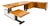 Large U-Shaped Executive Desk, Italy, 1960s For Sale - Image 13 of 13