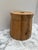 Vintage Midcentury Scandinavian Wood Ice Bucket For Sale - Image 10 of 12