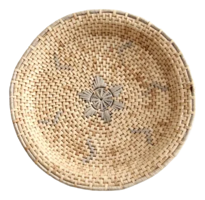 Vintage Woven Basket Tray