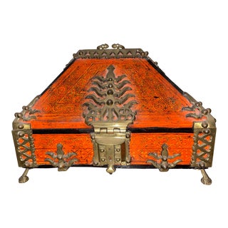 Early 20th Century Dowry Chest/ Malabar Box From Kerala, India For Sale