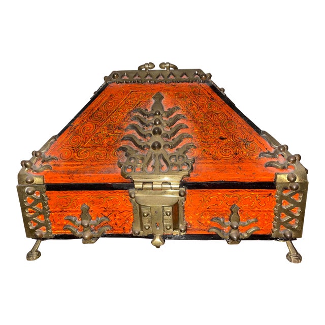 Early 20th Century Dowry Chest/ Malabar Box From Kerala, India For Sale