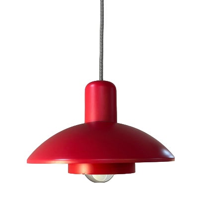 Type 728 Hanging Lamp in Red from Horn For Sale