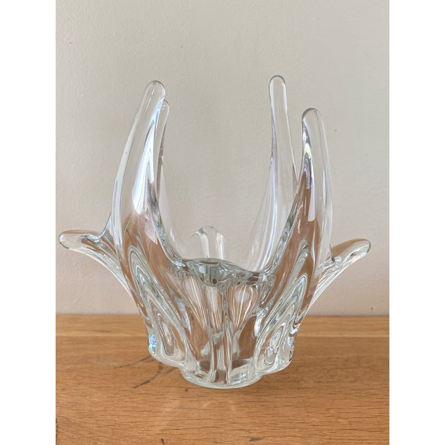 Large Vintage Crystal Centerpiece, 1960s For Sale - Image 18 of 18