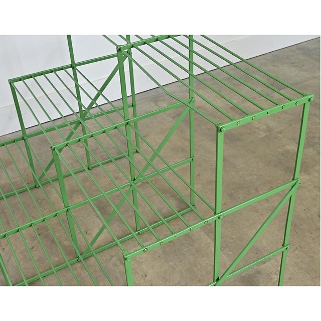 French Vintage Metal Plant Stand Riser in New Powder Coat For Sale In Baton Rouge - Image 6 of 8