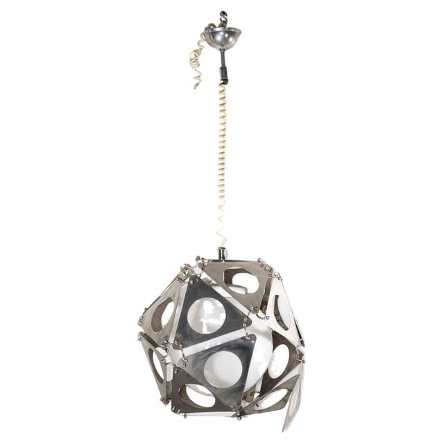 Poliedri Pendant Lamp, 1970s For Sale