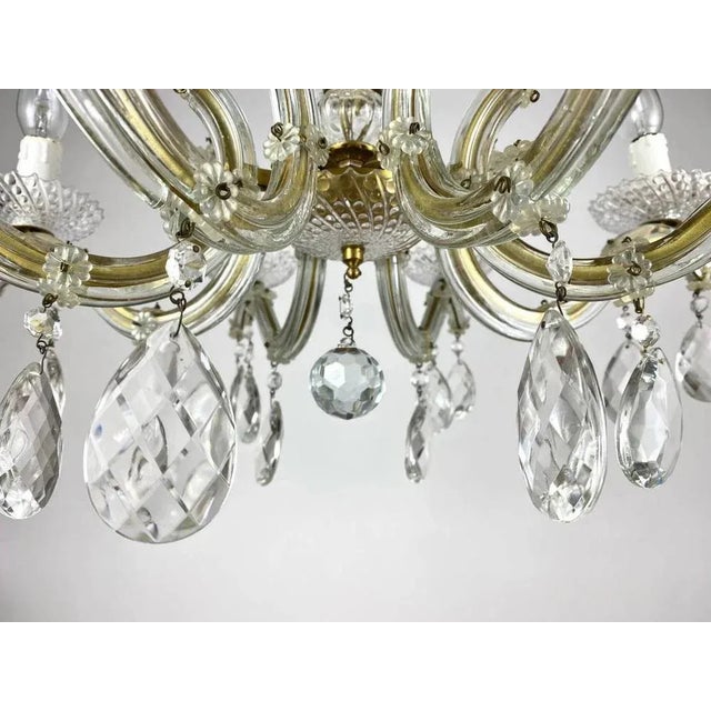 1970s Maria Theresa Crystal Chandelier, 1970s For Sale - Image 5 of 9