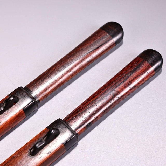 Pair of Antique Rosewood Letter Openers, Paper Knives, 80g Each For Sale In Los Angeles - Image 6 of 10
