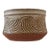 1970s Mid-Century Carved Sgraffito Studio Pottery Wave Bowl Signed Nora For Sale