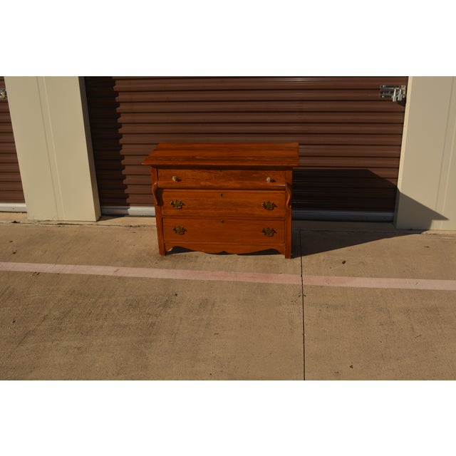 Antique Traditional Oak 3 Drawer Dresser Chairish