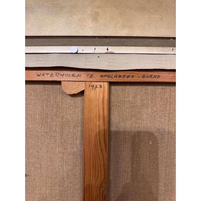 20th Century Watermill Oil Painting For Sale - Image 9 of 10