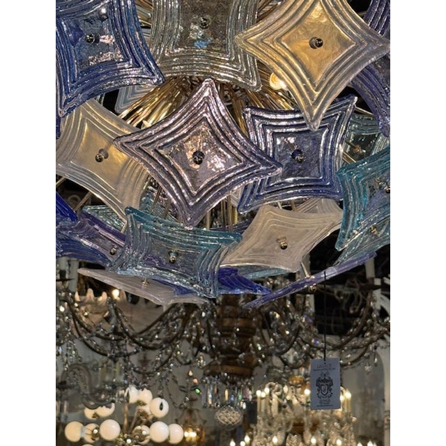 Modern Custom Multi-Colored Murano Sputnik Chandelier For Sale - Image 4 of 6