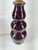 Late 20th Century Lamp Eggplant Color Castilian Ceramic & Bronze With Original Finial For Sale - Image 6 of 12