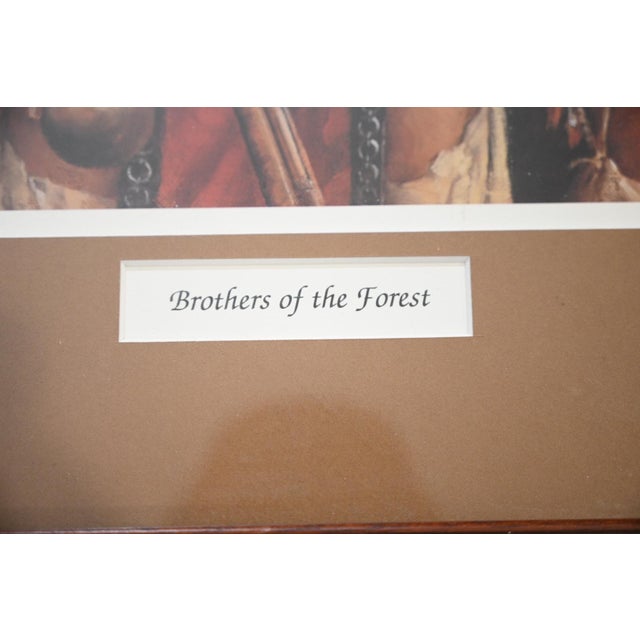1990s Robert Griffing "Brothers of the Forest" Signed Limited Edition Lithograph For Sale In Denver - Image 6 of 10