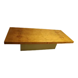 Ginormous Burl Top Conference Dining Table after Baughman