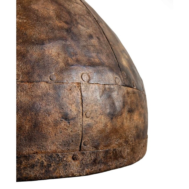 Farmhouse Industrial Vintage Iron Farmhouse Pendant Light For Sale - Image 3 of 5