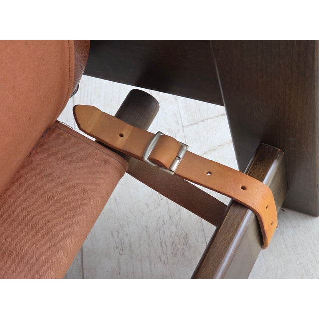 Vintage Scandinavian Lounge Chair in Furniture Leather, 1970s For Sale - Image 16 of 18