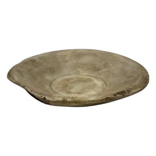 Vintage Stone Plate For Sale