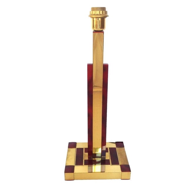 High quality piece of golden brass and tortoiseshell lacquer. This piece has an attribution mark, I am sure that it is...