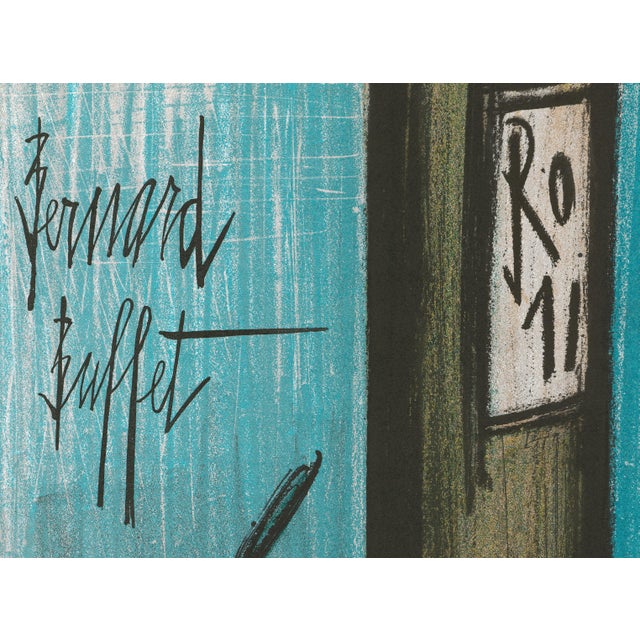 One of 11 full-page lithographs by Bernard Buffet original to "Bernard Buffet Lithographs", the English version of...