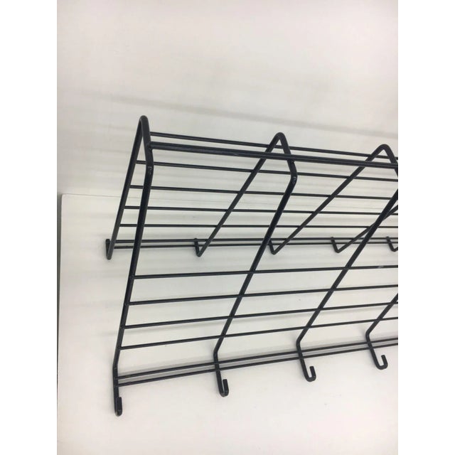 Mid-Century Wire Coat Rack, 1970s For Sale - Image 6 of 10