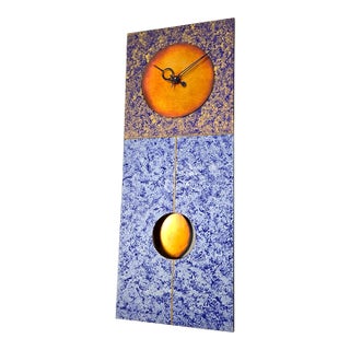 Leonie Lacouette Jane 30" Copper Pendulum Wall Clock For Sale