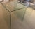 Mid-Century Modern Late 20th Century Pair of Glass Waterfall End Tables For Sale - Image 3 of 5