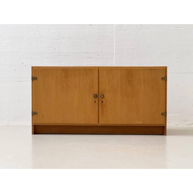 Brown Oak Sideboard by Børge Mogensen for AB Karl Andersson & Söner, 1960s For Sale - Image 8 of 18
