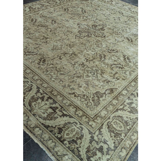 Black Turkish Vintage Rug 9'9" x 11'8" #20802 For Sale - Image 8 of 8