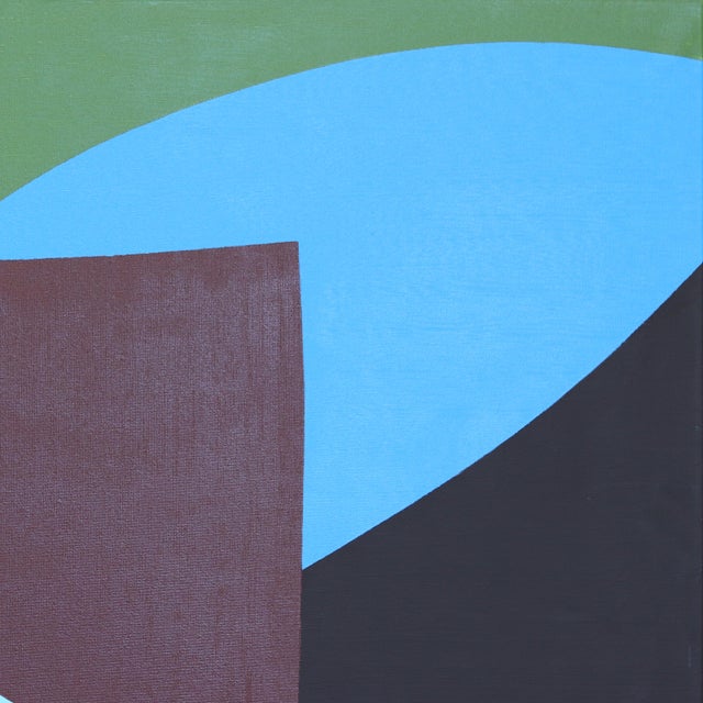 Abstract Tree of Life - Abstract Vibrant Colorful Geometric Shape Painting Original Artwork by Federico Pinto Schmid For Sale - Image 3 of 9