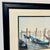 Photography 1980s Vintage Italian Coastal Venus Blue Gondola at Dock Framed Photography. For Sale - Image 7 of 13