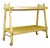 Vintage Bar Cart in Yellow Lacquered Wood For Sale